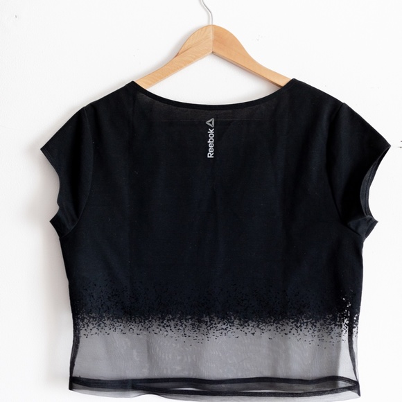 Reebok Mesh Crop Top - Picture 2 of 2